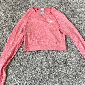 Gymshark long sleeve crop shirt